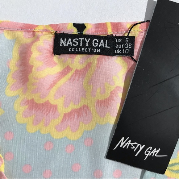 NWT RARE Nasty Gal Flower of Love Gorgeous Floral Kimono Duster Kaftan Pink Boho - Picture 8 of 14